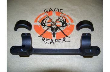 Image of DNZ Products Game Reaper Scope Mount - Remington 700 Long Action, Low Ring, 0 MOA, Right Hand, 1 in Tube, Black Matte, 10700