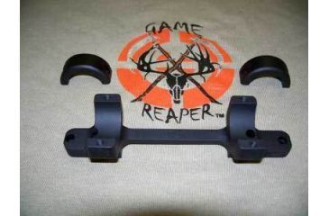 Image of DNZ Products Game Reaper Scope Mount - Remington 700 Short Action, Medium Ring, 0 MOA, 1 in Tube, Silver, 21700
