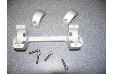 Image of DNZ Products Game Reaper Scope Mount - Browning X Bolt Short Action, Medium Ring, 1 in Tube, Silver, 81500s