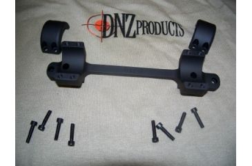 Image of DNZ Products Game Reaper Scope Mount - Remington 700 Long Action, Low Ring, 0 MOA, Hand, 1 in Tube, Black Matte, 10700T