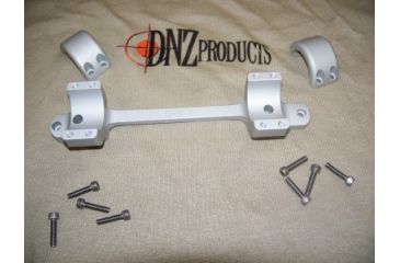 Image of DNZ Products Game Reaper Scope Mount - Remington 700 Long Action, Low Ring, 0 MOA, Hand, 1 in Tube, Silver, 10700TS