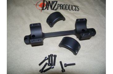 Image of DNZ Products Game Reaper Scope Mount - Remington 700 Short Action, Low Ring, 0 MOA, Hand, 1 in Tube, Black Matte, 14700T