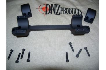 Image of DNZ Products Game Reaper Scope Mount - Remington 700 Long Action, Medium Ring, 0 MOA, Hand, 1 in Tube, Black Matte, 18700T