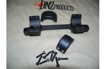 Image of DNZ Products Game Reaper Scope Mount - Remington 700 Short Action, Medium Ring, 0 MOA, Hand, 1 in Tube, Black Matte, 20700T