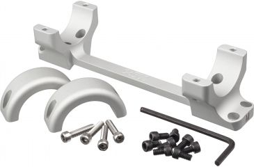 Image of DNZ Products Game Reaper Scope Mount - Browning X Bolt Long Action, Medium Ring, 30 mm Tube, Silver, 96500s