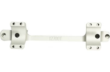 Image of DNZ Products Game Reaper Scope Mount - Remington 700 Long Action, High Ring, 0 MOA, Hand, 1 in Tube, Silver, 12700TS