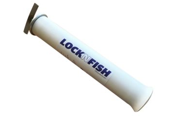 Image of DNZ Products Lock-N-Fish Mobile Rod Holder, White, MRH10