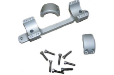 Image of DNZ Products Game Reaper Scope Mount - Remington 700 Short Action Tactical, High Ring, 0 MOA, 1 in Tube, Silver, 16700TS