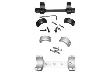 Image of DNZ Savage All Round Receiver Short Action 1 Inch Scope Tube, Black, Silver