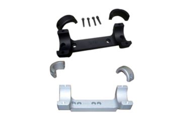 Image of DNZ X Bolt Short Action 1 Inch Scope Tube Mount For Browning Rifle, Black, Silver