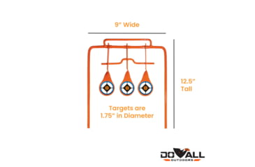 Image of Do All Outdoors Airgun Auto Reset, Orange, 0.177, SS7177