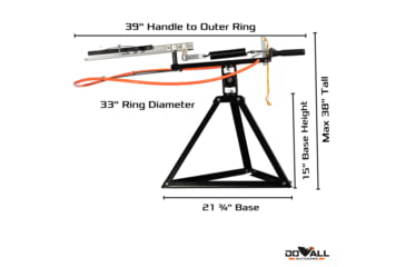 Image of Do All Outdoors Clay Hawk Launcher, Black, 1 or 2 Clays, CH300