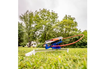 Image of Do All Outdoors Competitor Sport Trap Launcher, Red White Blue, 2 or 2 Clays, CT202