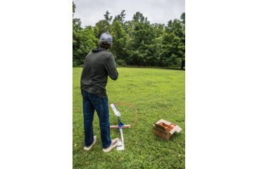 Image of Do All Outdoors Competitor Sport Trap Launcher, Red White Blue, 2 or 2 Clays, CT202