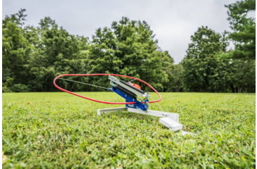 Image of Do All Outdoors Competitor Sport Trap Launcher, Red White Blue, 2 or 2 Clays, CT202