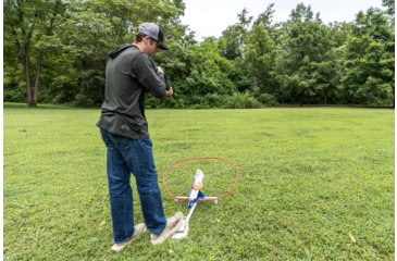 Image of Do All Outdoors Competitor Sport Trap Launcher, Red White Blue, 2 or 2 Clays, CT202