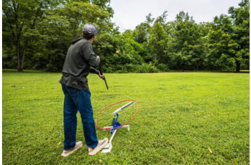 Image of Do All Outdoors Competitor Sport Trap Launcher, Red White Blue, 2 or 2 Clays, CT202