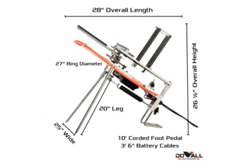 Image of Do All Outdoors FireFly Launcher, White, 25 Clays, FF550