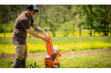 Image of EDEMO Do All Outdoors Fowl Play Launcher, Orange, 50 Clays, FP25, EDEMO1