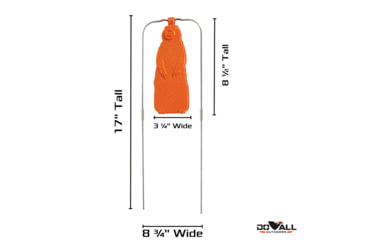 Image of Do All Outdoors Lone Prairie Dog, Orange, .22 to 50 Cal, BSL4