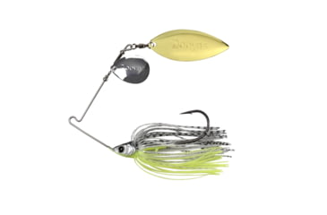 Image of Dobyns D-Blade Beast Series Spinnerbaits, Colorado/Willow Blade, 3/4oz, Shad Chartreuse Shimmer, BST 3/4 B12 COL/WIL