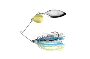 Image of Dobyns D-Blade Beast Series Spinnerbaits, Colorado/Willow Blade, 3/4oz, Shad Lt. Blue Chartreuse White, BST 3/4 B13 COL/WIL