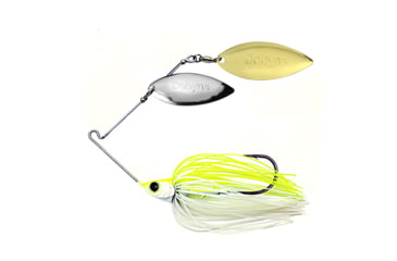 Image of Dobyns D-Blade Beast Series Spinnerbaits, Willow/Willow Blade, 3/4oz, Chartreuse Light Shimmer, BST 3/4 B11 WIL/WIL