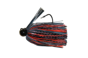 Image of Dobyns Extreme Football Jig, 3 Pack, 1/2oz, Midnight Red, SFB EWG MID RD 1/2 3PK