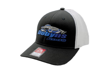 Image of Dobyns FlexFit Mesh Hat - Mens, Black/White/Blue, L/XL, BLK/WHT BLUE FLEX L/XL