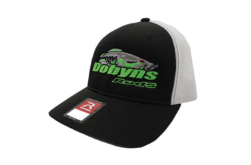 Image of Dobyns FlexFit Mesh Hat - Mens, Black/White/Green, L/XL, BLK/WHT GRN FLEX L/XL