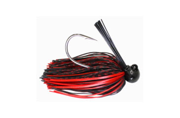 Image of Dobyns Football Jigs Single Pack, 1/4oz, Midnight Red, SFB MID RD 1/4 1PK