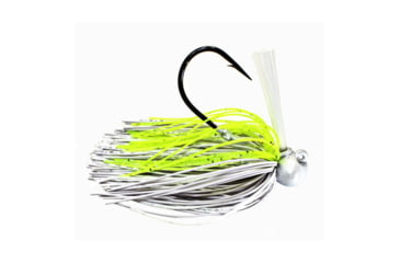 Image of Dobyns Football Jigs Single Pack, 1/4oz, White Vision, SFB WHT VS 1/4 1PK