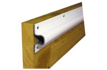 Image of Dock Edge "C" Guard Economy PVC Profiles 10ft Roll - White 38492