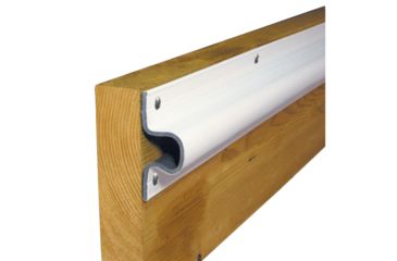 Image of Dock Edge "C" Guard PVC Dock Profile - 4 6' Sections - White 50121