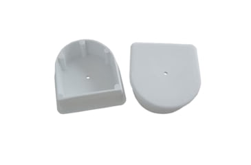 Image of Dock Edge Large End Plug - White, 2-Pack, DE1026F