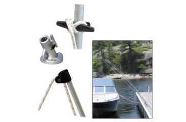 Image of Dock Edge Mooring Whips 2PC 8ft 2,500 LBS up to 18ft Premium 38506