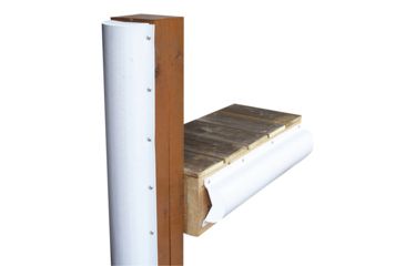 Image of Dock Edge Piling Bumper - One End Capped - 6' - White 64083