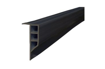 Image of Dock Edge Standard PVC Full Face Profile - 16' Roll - Black 64090