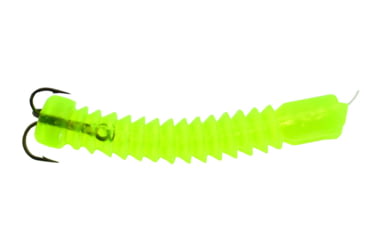 Image of Docs Catfish Bait Company Super Worm, Chartreuse, 2 Pack, 21240