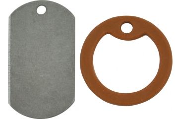 Image of Dog Tag Self Defense Knife Brown DT001B