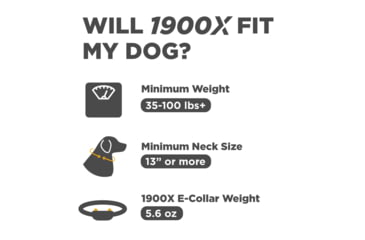 Image of Dogtra 1900X Remote Collar 1-Dog Unit