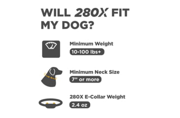 Image of Dogtra 280X Remote Collar 1-Dog Unit