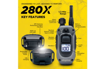 Image of Dogtra 280X Remote Collar 1-Dog Unit