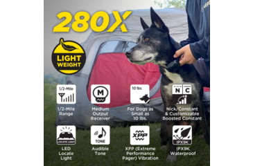 Image of Dogtra 280X Remote Collar 1-Dog Unit