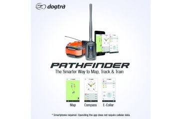 Image of Dogtra PATHFINDER Training Collar and GPS w/Transmitter, Orange PATHFINDER