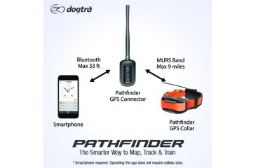 Image of Dogtra PATHFINDER Training Collar and GPS w/Transmitter, Orange PATHFINDER
