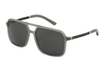 Image of Dolce&amp;Gabbana BASALTO COLLECTION DG4241 Bifocal Prescription Sunglasses DG4241-186187-58 - Lens Diameter 58 mm, Frame Color Matte Grey