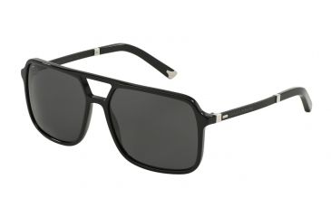 Image of Dolce&amp;Gabbana BASALTO COLLECTION DG4241 Bifocal Prescription Sunglasses DG4241-501-87-58 - Lens Diameter 58 mm, Frame Color Black
