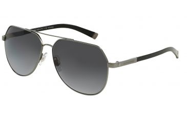 Image of Dolce&amp;Gabbana BASALTO DG2133 Single Vision Prescription Sunglasses DG2133-1108T3-60 - Lens Diameter 60 mm, Frame Color Sand Gunmetal/shiny