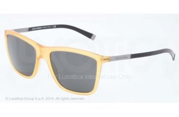 Image of Dolce&amp;Gabbana BASALTO DG4210 Progressive Prescription Sunglasses DG4210-652-87-55 - Lens Diameter 55 mm, Frame Color Honey